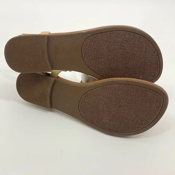 Rampage Weave Egyptian Bohemian Buckle Sandals - Picture 4 of 6